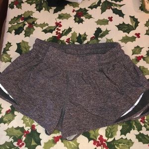 grey lululemon hotty hot shorts